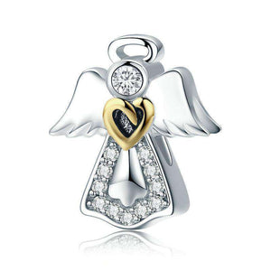 Pandora Compatible 925 sterling silver Guardian Angel Charm From CharmSA Image 1