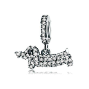 Pandora Compatible 925 sterling silver Dog Dachshund Charm From CharmSA Image 1