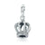 Pandora Compatible 925 sterling silver Princess Crown Clear CZ Charm From CharmSA Image 1