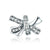 Pandora Compatible 925 sterling silver Sweet Bowknot Dazzling CZ Charm From CharmSA Image 1