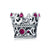 Pandora Compatible 925 sterling silver Queen's Crown Pink CZ Charm From CharmSA Image 1