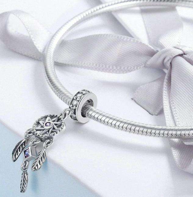 Pandora Compatible 925 sterling silver Dream Catcher Charm From CharmSA Image 2