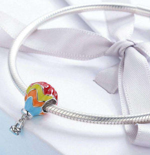 Pandora Compatible 925 sterling silver Turkish Balloon Ball Enamel Charm From CharmSA Image 2