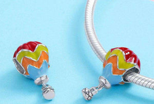 Pandora Compatible 925 sterling silver Turkish Balloon Ball Enamel Charm From CharmSA Image 3