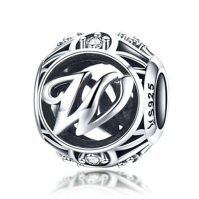 925 Sterling Silber Miniatur A-Z Alphabet Buchstabe Charm Winziger Buchstabe Personalisierte Anhänger Initial Charm Blockbuchstabe Charm Armband Charm
