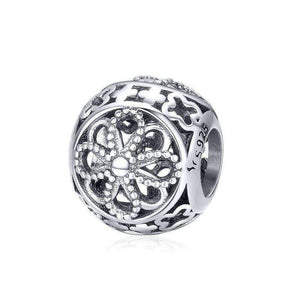 Pandora Compatible 925 sterling silver Flower Charm From CharmSA Image 1