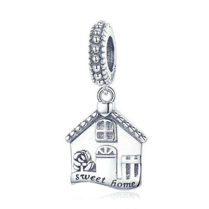 Pandora Compatible 925 sterling silver Sweet Home House Shape Charm From CharmSA Image 1