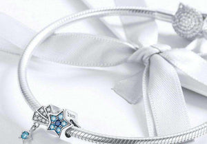 Pandora Compatible 925 sterling silver Blue CZ Shimmering Sky Star Charm From CharmSA Image 2