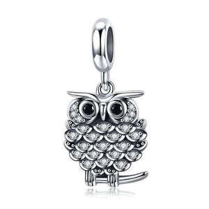 Pandora Compatible 925 sterling silver Owl Lovely Animal Charm From CharmSA Image 1