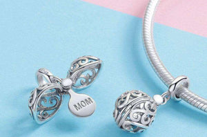 Pandora Compatible 925 sterling silver Gratitude For Mom Gift Box Charm From CharmSA Image 3