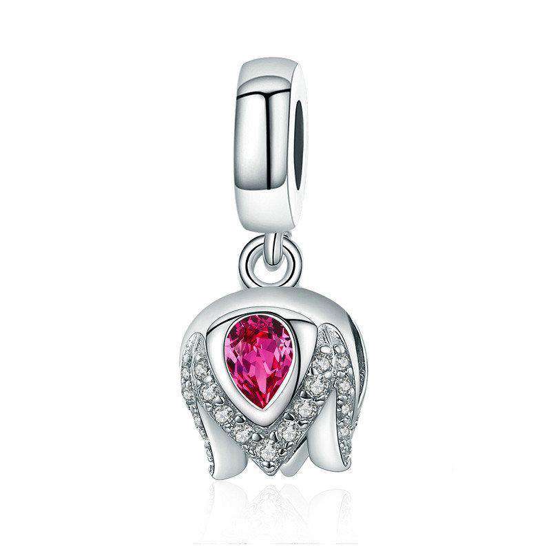 Pandora Compatible 925 sterling silver Exquisite Tulip Flower CZ Charm From CharmSA Image 1