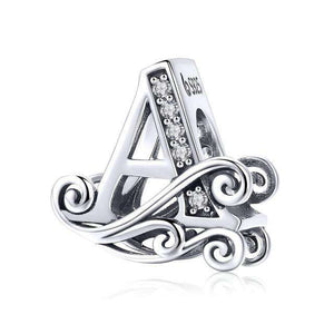 Pandora Compatible 925 sterling silver Alphabet A to Z Charms From CharmSA Image 18