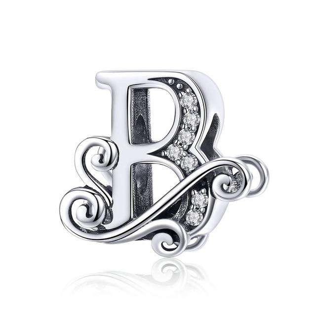 Pandora Compatible 925 sterling silver Alphabet A to Z Charms From CharmSA Image 23
