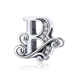 Pandora Compatible 925 sterling silver Alphabet A to Z Charms From CharmSA Image 23