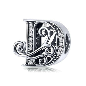 Pandora Compatible 925 sterling silver Alphabet A to Z Charms From CharmSA Image 13