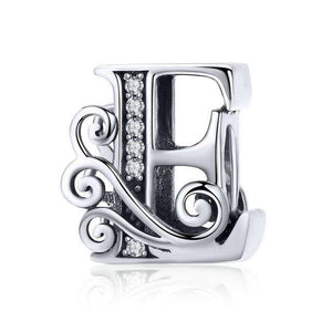Pandora Compatible 925 sterling silver Alphabet A to Z Charms From CharmSA Image 16