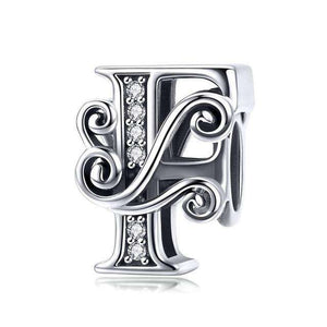 Pandora Compatible 925 sterling silver Alphabet A to Z Charms From CharmSA Image 19
