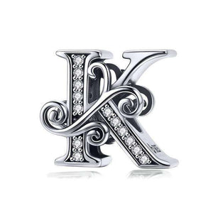 Pandora Compatible 925 sterling silver Alphabet A to Z Charms From CharmSA Image 11