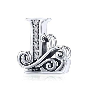 Pandora Compatible 925 sterling silver Alphabet A to Z Charms From CharmSA Image 12