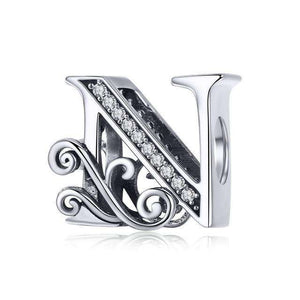 Pandora Compatible 925 sterling silver Alphabet A to Z Charms From CharmSA Image 8