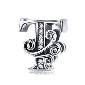 Pandora Compatible 925 sterling silver Alphabet A to Z Charms From CharmSA Image 14