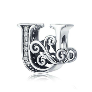 Pandora Compatible 925 sterling silver Alphabet A to Z Charms From CharmSA Image 20