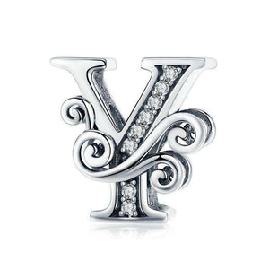Pandora Compatible 925 sterling silver Alphabet A to Z Charms From CharmSA Image 22