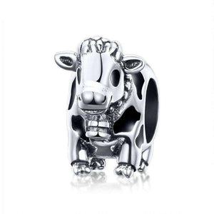 Pandora Compatible 925 sterling silver Cute Cattle Cow Charm From CharmSA Image 1