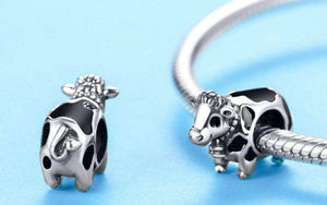 Pandora Compatible 925 sterling silver Cute Cattle Cow Charm From CharmSA Image 3