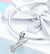 Pandora Compatible 925 sterling silver Violin Shape Clear CZ Charm From CharmSA Image 2