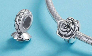 Pandora Compatible 925 sterling silver Rose Flower Buds Charm From CharmSA Image 2