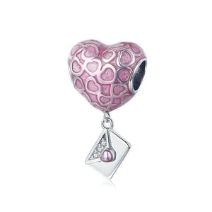 Pandora Compatible 925 sterling silver Heart to Heart Love Envelope Charm From CharmSA Image 1