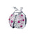 Pandora Compatible 925 sterling silver Ladybug Pink CZ Insect Charm From CharmSA Image 1