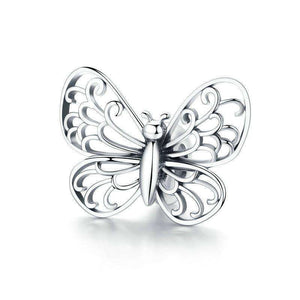 Pandora Compatible 925 sterling silver Butterfly Insect Charm From CharmSA Image 1