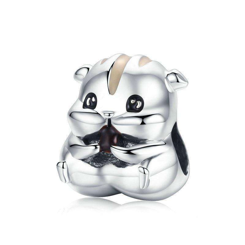 Pandora Compatible 925 sterling silver Lovely Hamster Charm From CharmSA Image 1