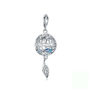 Pandora Compatible 925 sterling silver Preserved Flower Dangle Charm From CharmSA Image 1