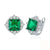 Green Square Zircon Stud Earrings From CharmSA Image 1