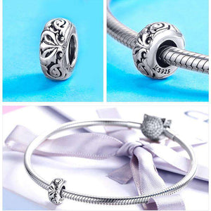 Pandora Compatible 925 sterling silver Lily Flower Stopper From CharmSA Image 2