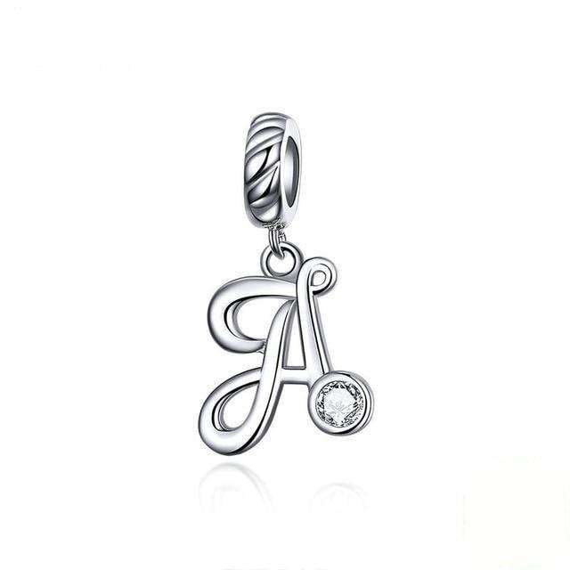CharmSA Alphabet A - Z Dangle Charm | Fits Pandora Bracelets