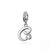 Pandora Compatible 925 sterling silver Alphabet A to Z Dangle Charm From CharmSA Image 8