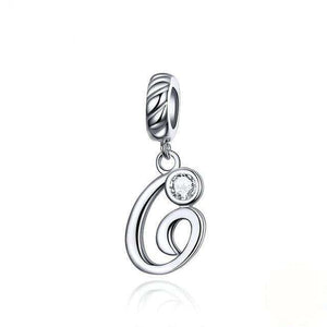 Pandora Compatible 925 sterling silver Alphabet A to Z Dangle Charm From CharmSA Image 20