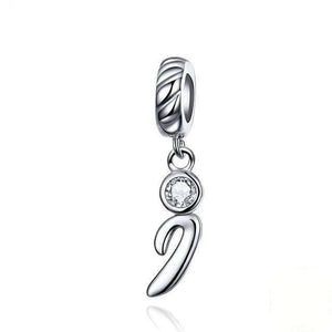 Pandora Compatible 925 sterling silver Alphabet A to Z Dangle Charm From CharmSA Image 17