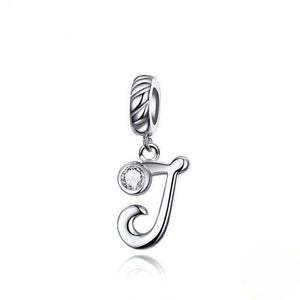 Pandora Compatible 925 sterling silver Alphabet A to Z Dangle Charm From CharmSA Image 26
