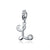 Pandora Compatible 925 sterling silver Alphabet A to Z Dangle Charm From CharmSA Image 13