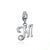 Pandora Compatible 925 sterling silver Alphabet A to Z Dangle Charm From CharmSA Image 14