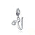 Pandora Compatible 925 sterling silver Alphabet A to Z Dangle Charm From CharmSA Image 29