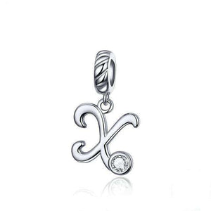 Pandora Compatible 925 sterling silver Alphabet A to Z Dangle Charm From CharmSA Image 28