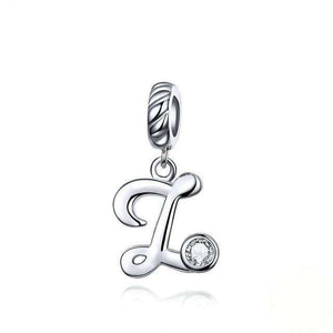Pandora Compatible 925 sterling silver Alphabet A to Z Dangle Charm From CharmSA Image 21