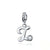 Pandora Compatible 925 sterling silver Alphabet A to Z Dangle Charm From CharmSA Image 21