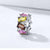 Pandora Compatible 925 sterling silver Multicolored CZ Stopper Spacer From CharmSA Image 2